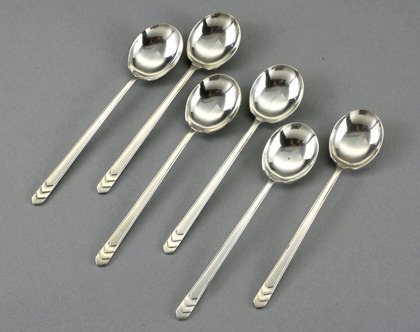 Art Deco Coffee Spoon set (6)